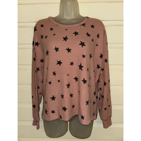 Z Supply Tops - Z Supply Fleece Long Sleeve Pullover Sweatshirt Size M